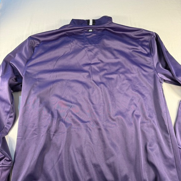 Ecko Unltd Mens XL Purple Track Jacket Athletic Zip Y2K Retro Hip Hop Streetwear - Picture 13 of 13